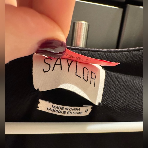 SAYLOR Stacy Sequin Top. Size Medium - Picture 7 of 8